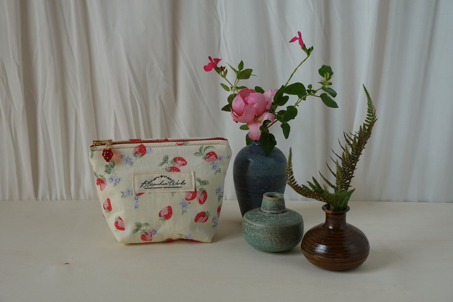 Mini-Necessaire Erdbeeren