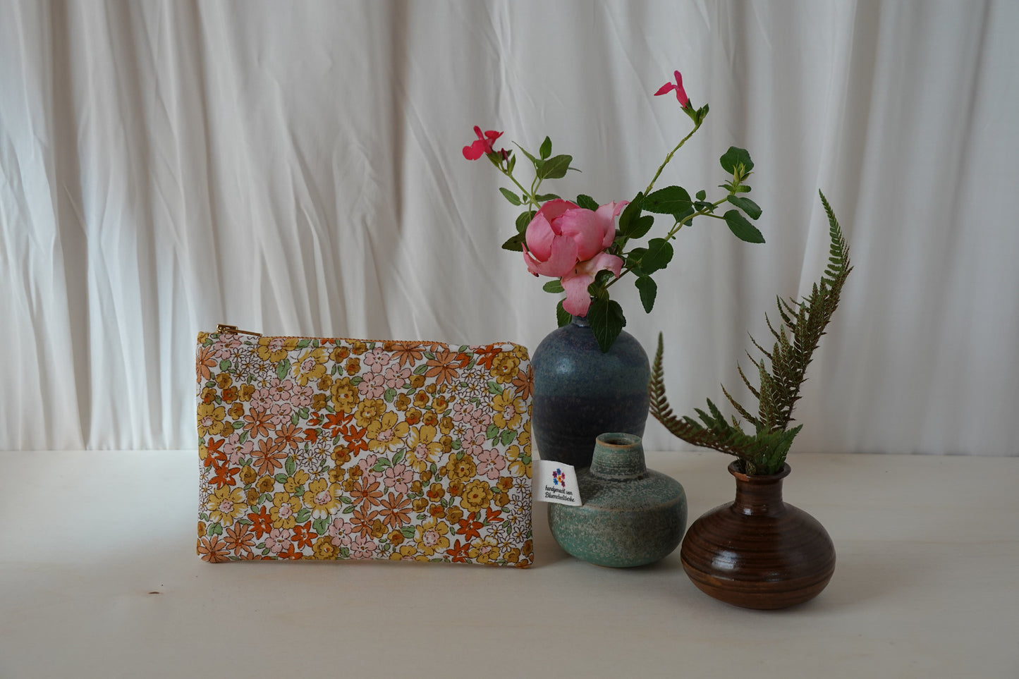 SALE // Flache Mini-Necessaire Herbst