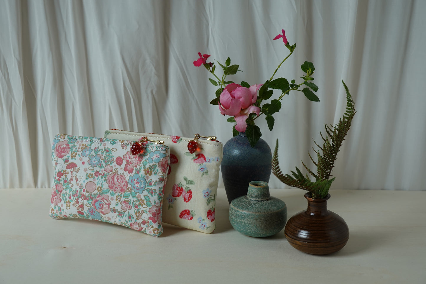 Flache Mini-Necessaire Bunny
