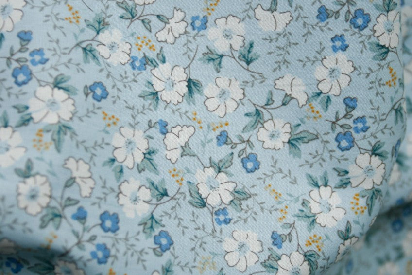 Mini-Necessaire Blaue Blumen